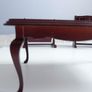 Vintage wood doll's house dining room furniture & tableware Image 5