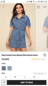 New Stunning Denim Dress