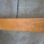 Chair - Wooden Frame - Grey Upholstery Image 3