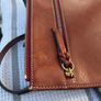 Dooney & Bourke Small Leather Crossbody Bag - Brown (20x20 cm) - Excellent Condition Image 5