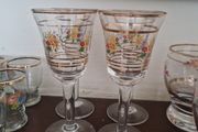 vintage sherry glasses