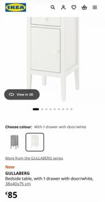 Ikea bedside locker.
