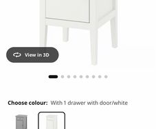 Ikea bedside locker.