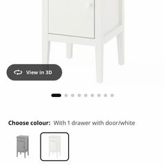 Ikea bedside locker.