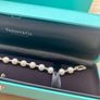 Tiffany & Co White Gold, Silver and Akoya Pearl Bracelet Image 6