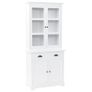 Welsh Dresser with 4 Doors MDF and Pinewood 80x40x180 cm Image 5