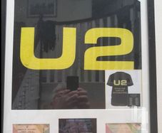 U2 T-Shirt framed