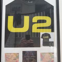 U2 T-Shirt framed
