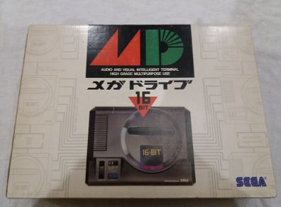 Japanese mega drive console boxed