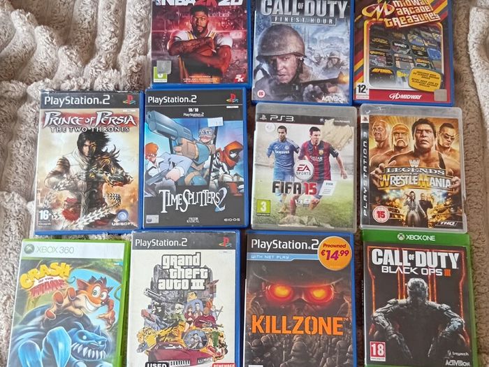 PS2 PS3 Xbox Wii Games mix