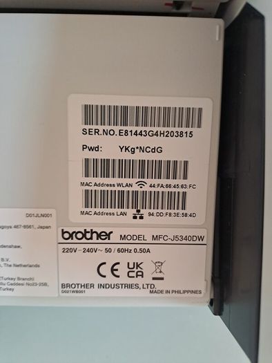 Brother MFC-J5340DW Professional A3 Inkjet Wirelss all-in-one Printer