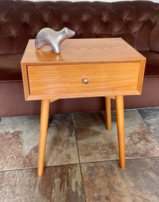 JYSK MCM Bedside Lamp or End Table HOKKSUND Model