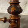Victorian Burr Walnut Stretcher Table. Image 8