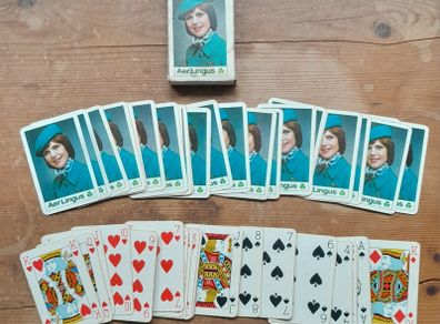 Vintage Aer Lingus Playing Cards Boxed