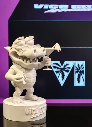 3D Printed GTA VI (6) Gator From Collector's Edition