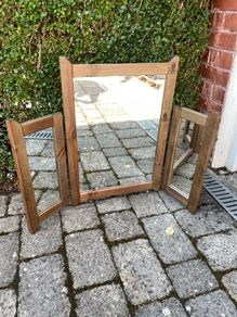 Wooden mirror