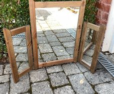 Wooden mirror
