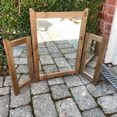 Wooden mirror