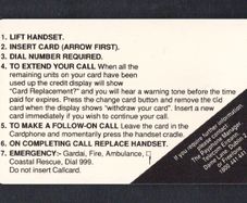 1994 Ireland 20 unit Black-Back Cottage (Used for Train Trial) (Solaic S03) Call Card