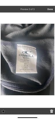Bnwot O Neills Womens Wetsuit And Thermohood