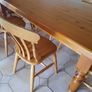 Farmhouse Antique Pine Table & Chairs Image 3