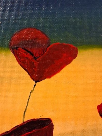 Oil on panel board