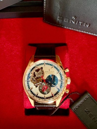 Zenith El Primero Chronomaster  Rolling Stones Limited Edition of 100 Worldwide 18.2041.4061/77.C494