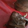 Heavy wooden hanging elephant heads Image 2