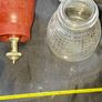 Jubilee hand-crank Cream Maker Glass and  Bakelite made in England during the 1930s Image 6