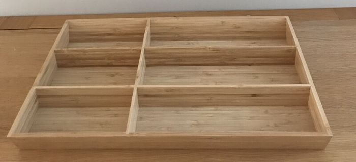 6 Compartment Cutlery Tray - NEW (49.5 x 31.5cm)