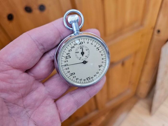 Vintage 1950s Pocket Watch Stop Watch German made
