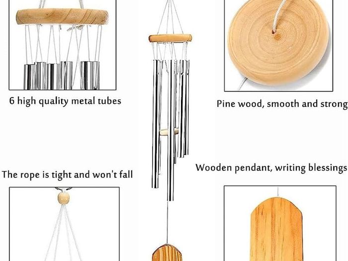 Wind Chime, Garden Wind Chime Woodstock Wind Chimes Home Decor Windchimes for Indoor (FREE SHIPPING)