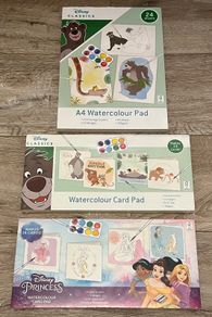Disney Classics Watercolour Cards and Pads