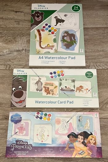 Disney Classics Watercolour Cards and Pads