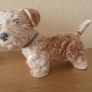 Two Sylvac Glased Porcelain Pottery Dogs Very Very Collectable Made In The Uk 1930's  In Perfect Condition ! Image 2