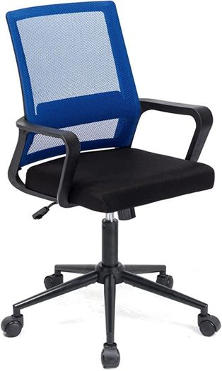 Adjustable Office Chair Ergonomic Mesh Swivel Chair Desk Chair Computer Chair Lumbar Support Height Adjustable for home Work and Student Study (FREE POSTAGE)