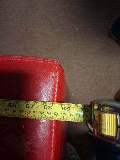 Red Leather Sofa