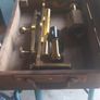 Antique  Engineering  Draftsman architectural  tool H.MORIN OF PARIS MAKER SOLID BRASS TOOLS Image 3