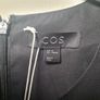 Womens COS black dress shiny silky  polyester modal blend Size UK 14 EU 40 Brand new BNWT Image 10
