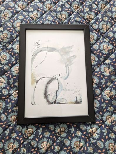 5 black frames 21x30cm
