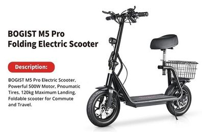 BOGIST M5 Pro Folding Electric Scooter