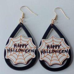 Happy Halloween Waterdrop Earrings