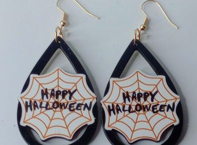 Happy Halloween Waterdrop Earrings