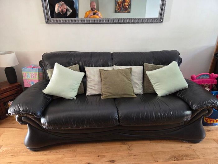 leather couch