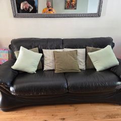 leather couch