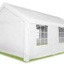 Gazebo 6 x 4 m, 100% Waterproof, with 4 Side Walls, Very Robust Construction, UV-Resistant, Includes Pegs and Guy Ropes Image 2