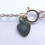 Vintage Sterling Silver 925 Blue Evil Eye Bracelet, length 8,5" -  2,8g Image 5