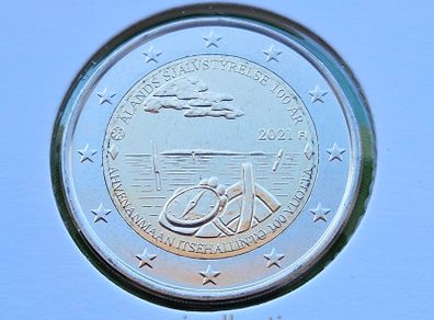 Finland 2021 year Uncirculated 2 Euro coin