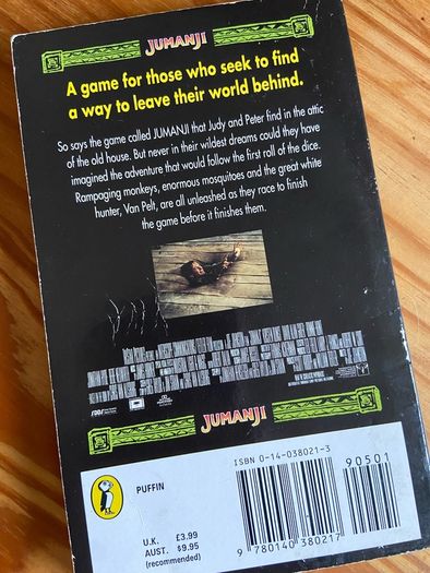 Book of the Film - Jumanji