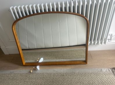 M&S arched wooden mirror
